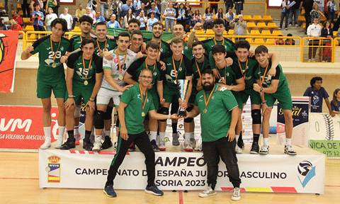 Unicaja Costa de Almería, campeón de España junior de voleibol