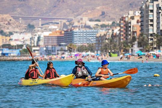 Almería programa una nueva  ruta de kayak para el 19 de septiembre